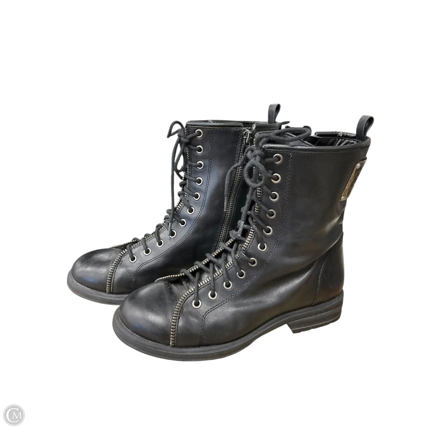 Boots Leather By Bcbgeneration In Black, Size: 6