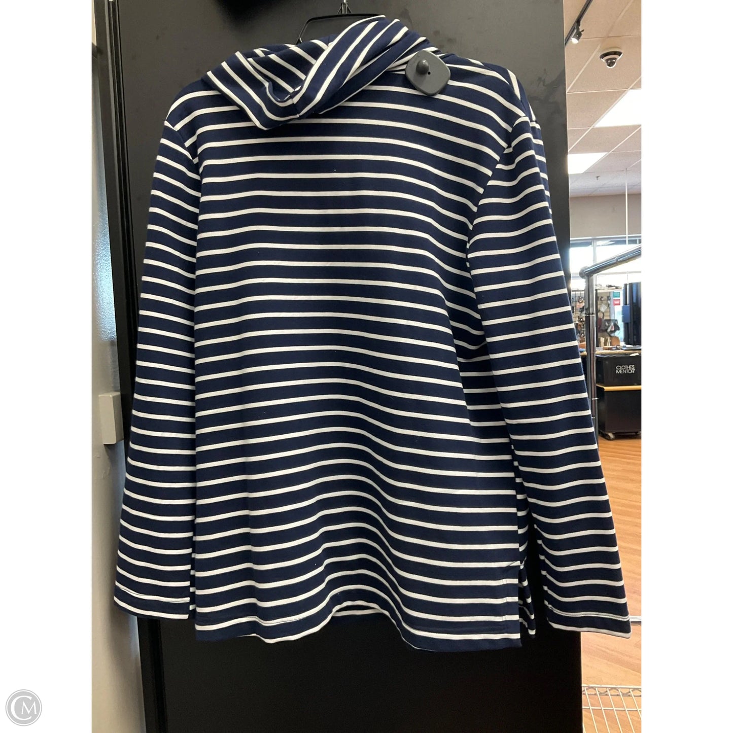 Top Long Sleeve By Avon In Striped Pattern, Size: Xl