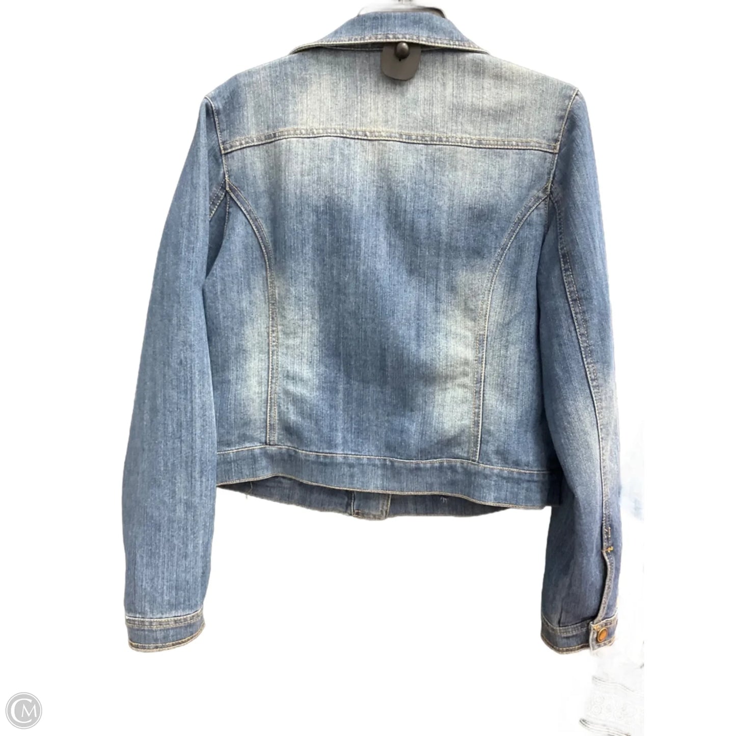 Jacket Denim By Jou Jou In Blue Denim, Size: Xl