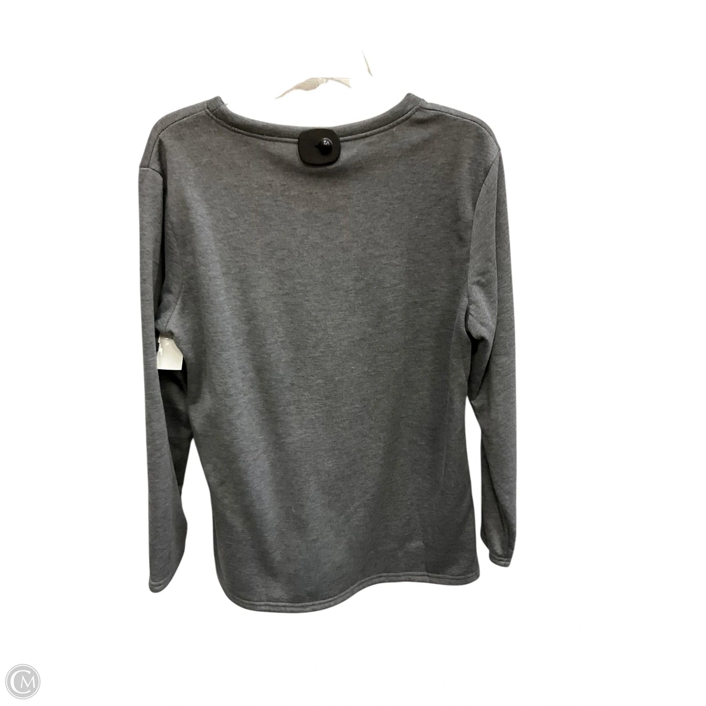 Top Long Sleeve Basic By Clothes Mentor In Grey, Size: Xl