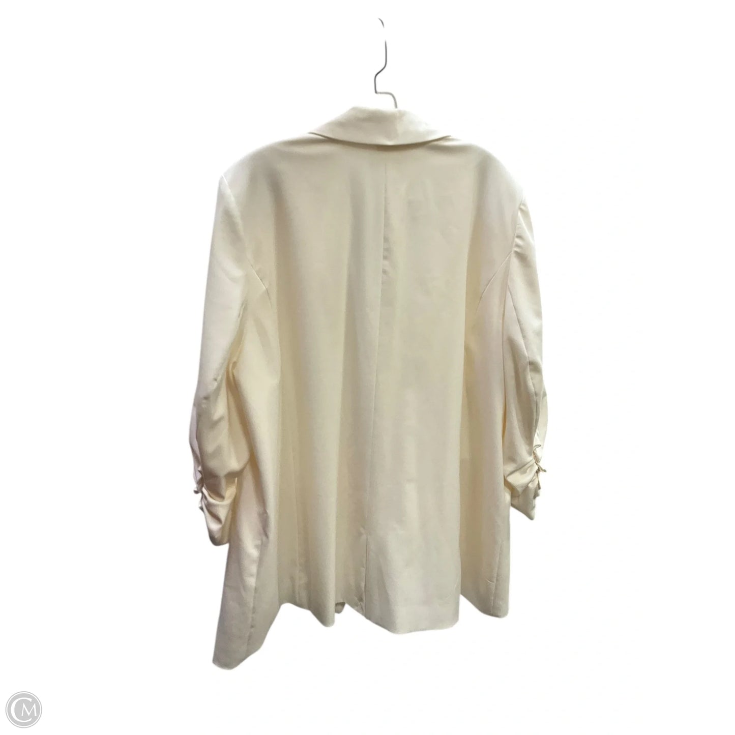 Blazer By Lane Bryant In Cream, Size: 3x