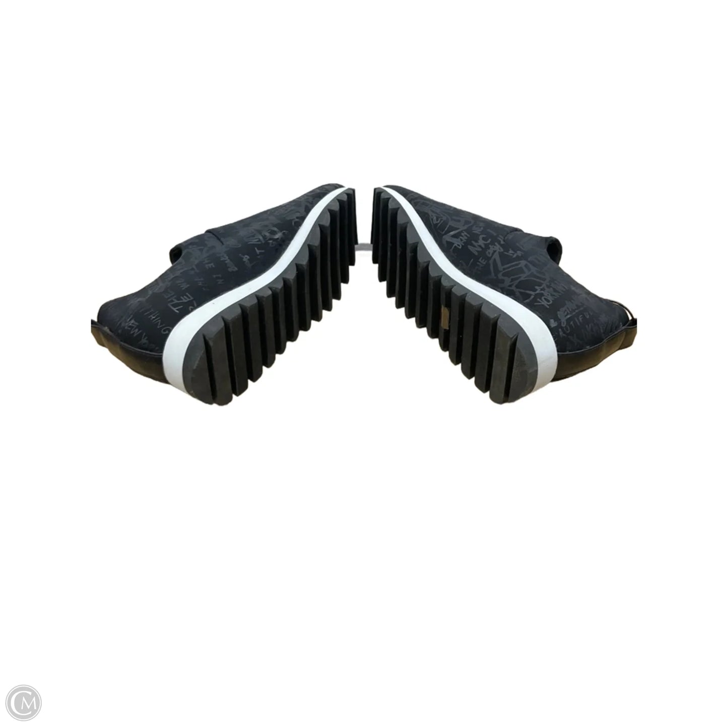 Shoes Sneakers By Dkny In Black & White, Size: 9