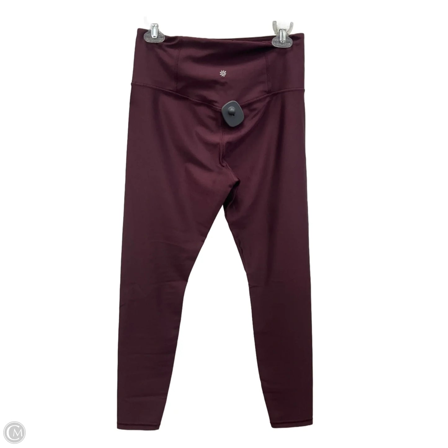 Athletic Leggings By Athleta In Maroon, Size: M