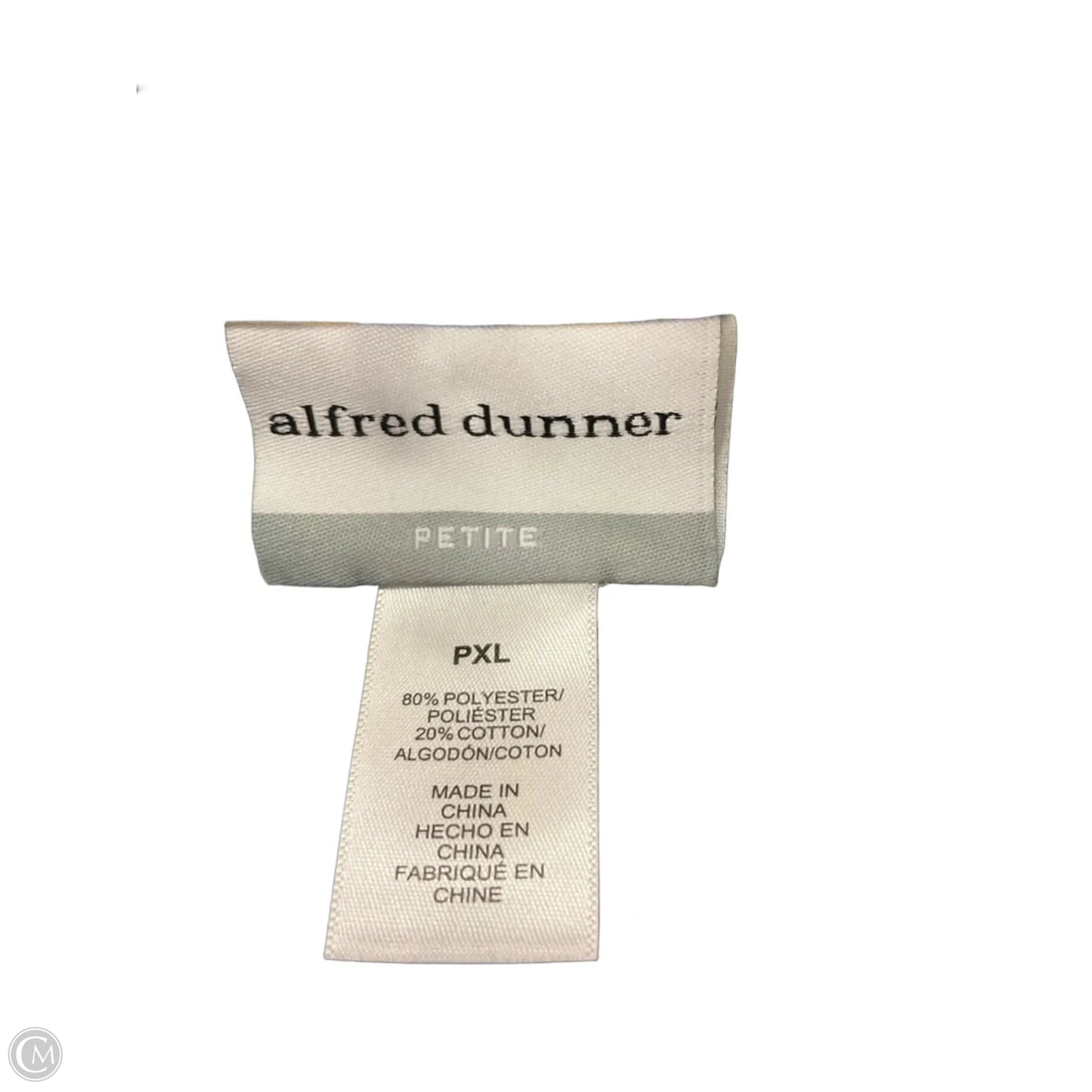 Blouse 3/4 Sleeve By Alfred Dunner In Floral Print, Size: Xlp