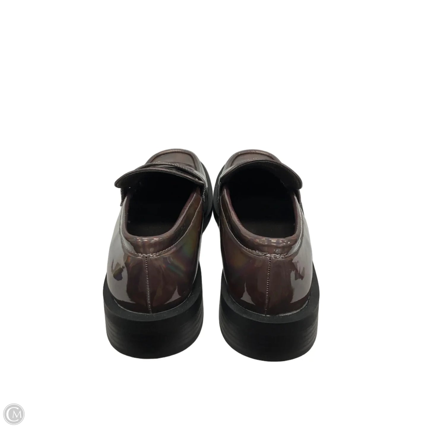 Shoes Heels Block By Olivia Miller In Grey & Pink, Size: 7