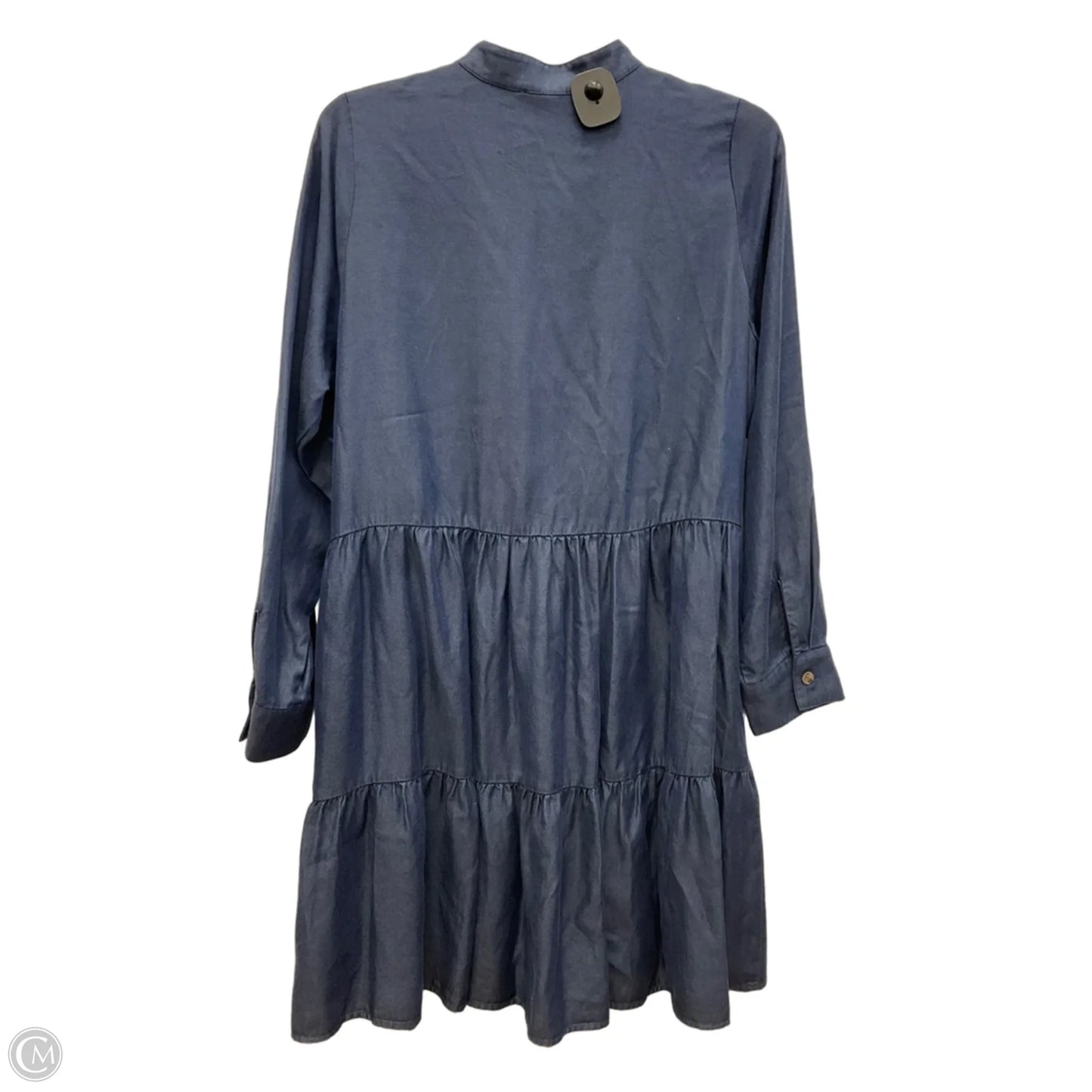 Dress Casual Short By Karen Kane In Blue Denim, Size: Mp