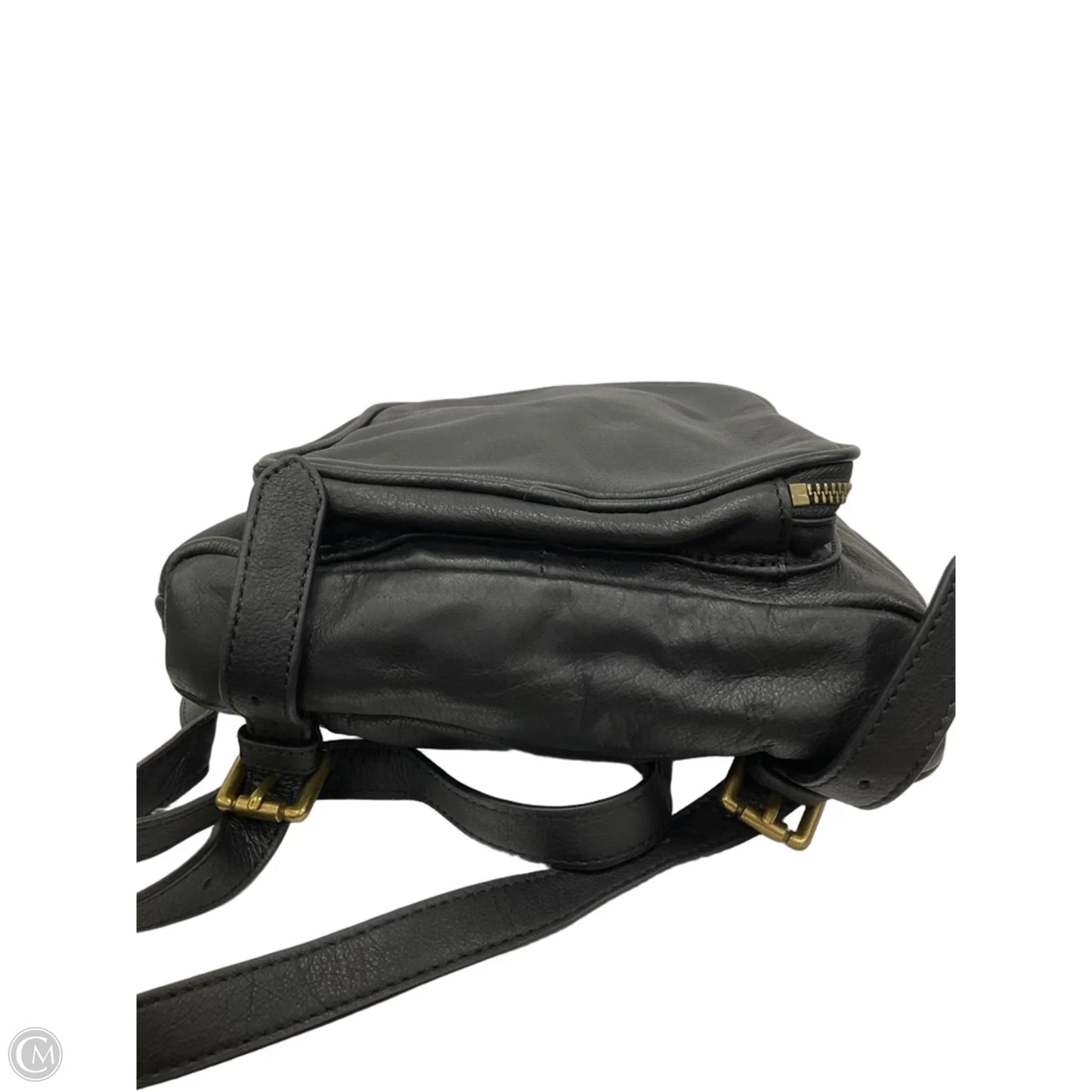 Handbag Leather By Margot, Size: Medium