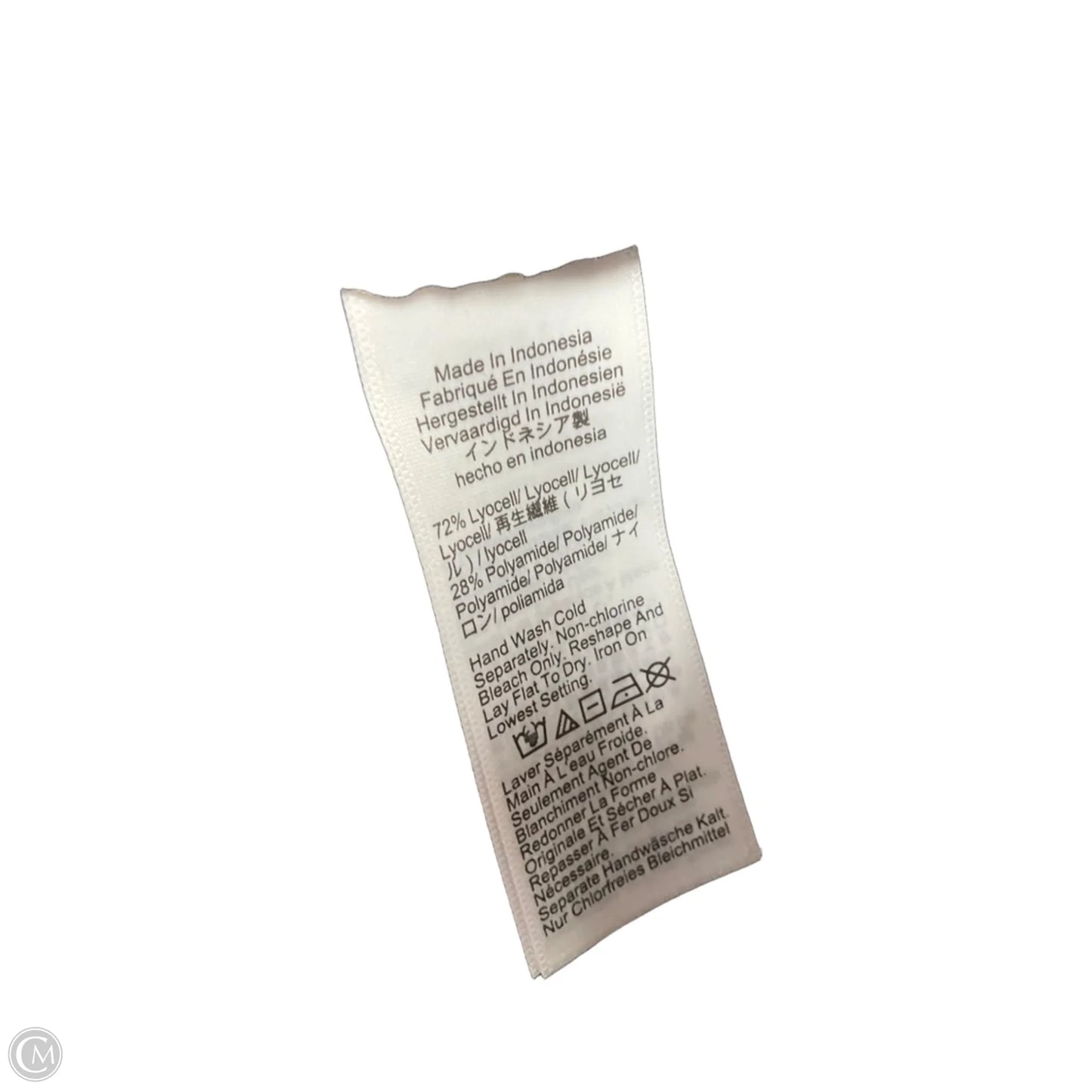 Swimwear Cover-up By J. Crew In Black & Cream, Size: L