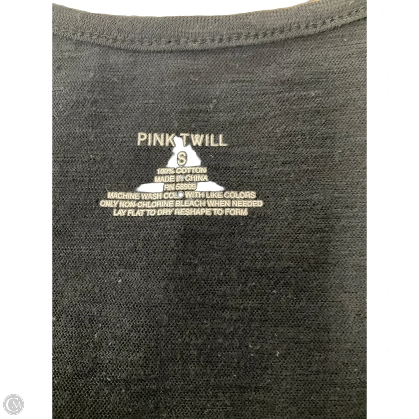 Tank Top By Clothes Mentor In Black, Size: S