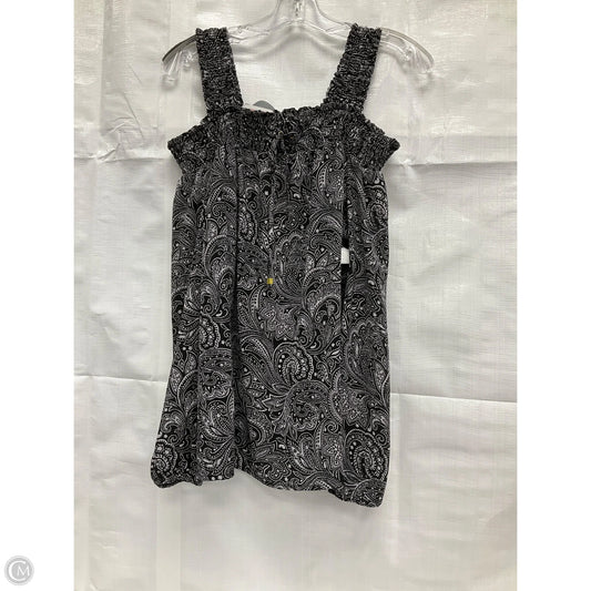 Top Long Sleeve By Michael Kors Collection In Black & White, Size: M