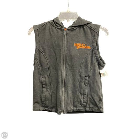 Vest Fleece By Harley Davidson In Black, Size: Xs