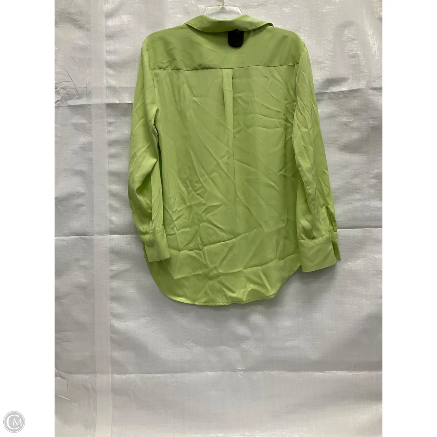 Blouse Long Sleeve By Rachel Zoe In Green, Size: L