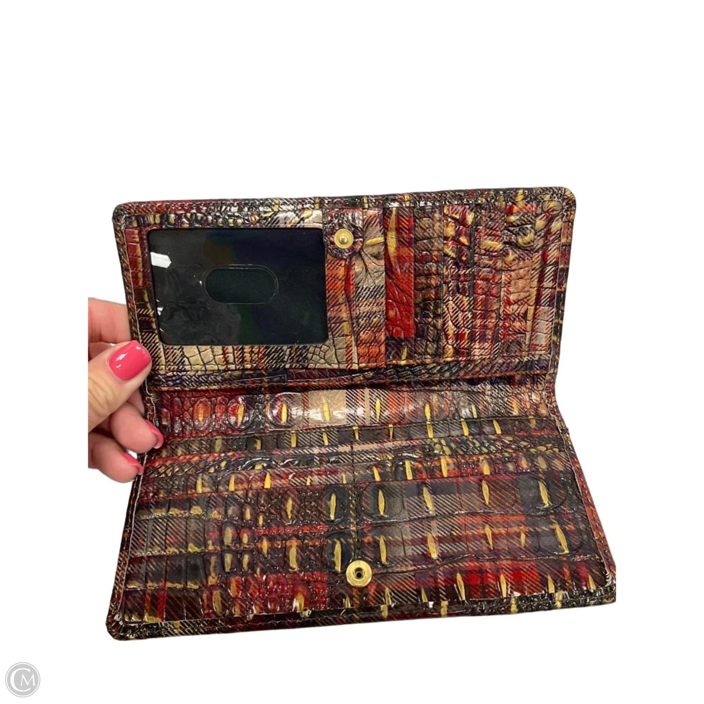 Wallet Designer By Brahmin, Size: Medium