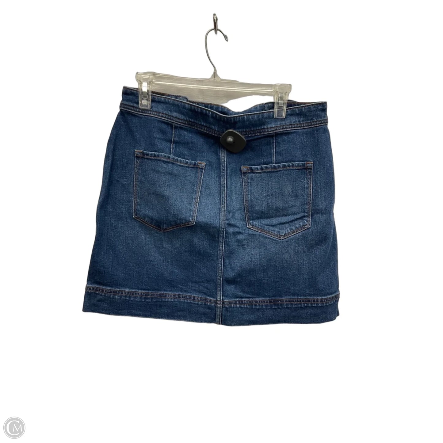 Skirt Mini & Short By Loft In Blue Denim, Size: 10