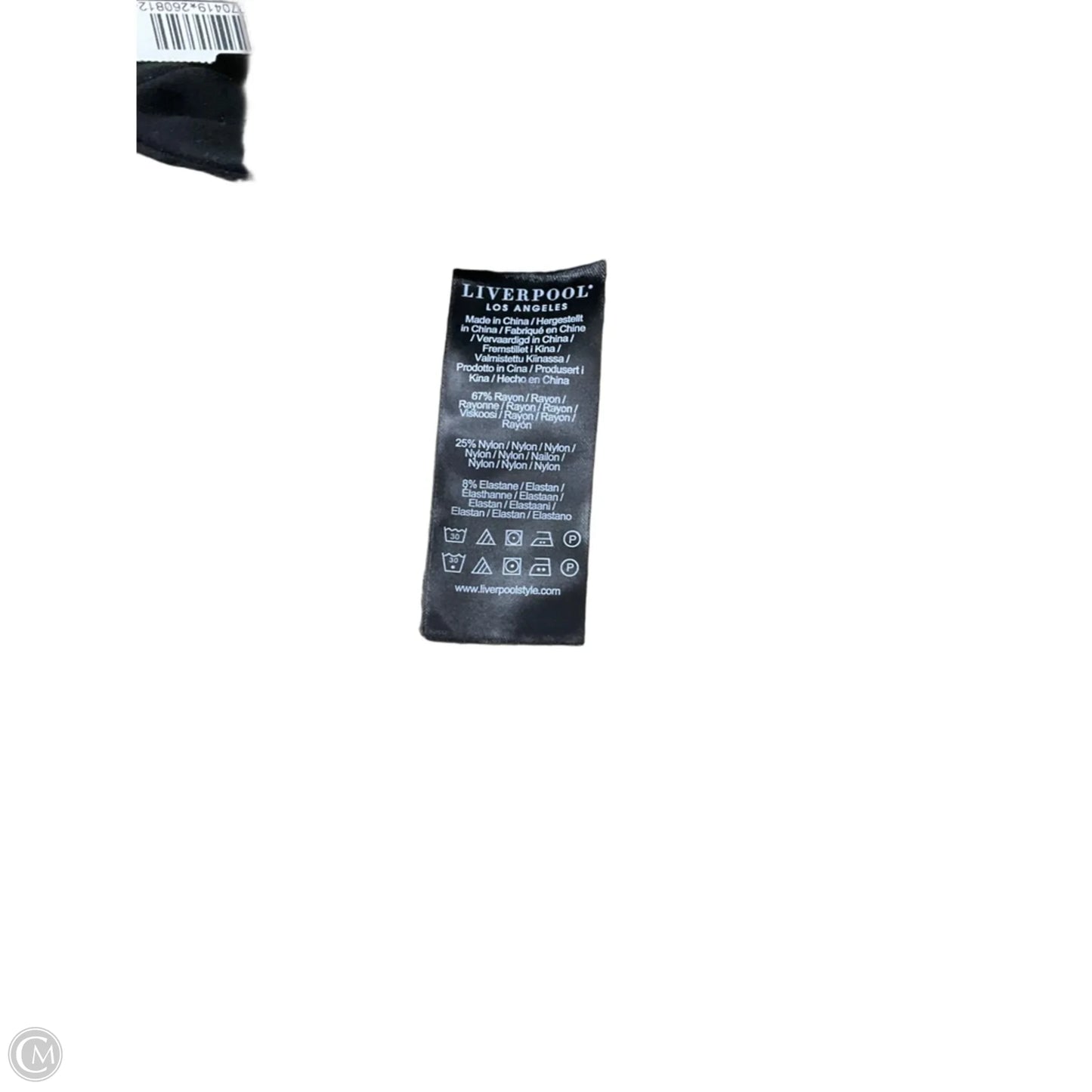 Pants Dress By Liverpool In Black, Size: Xlp