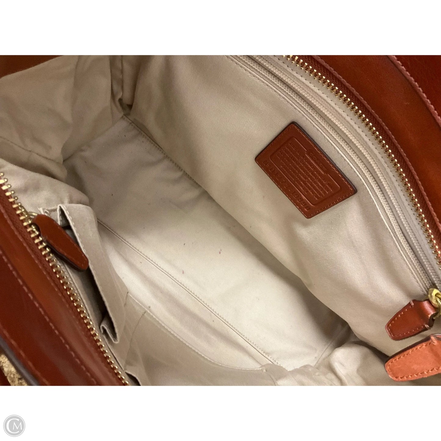 Handbag Designer By Coach, Size: Large