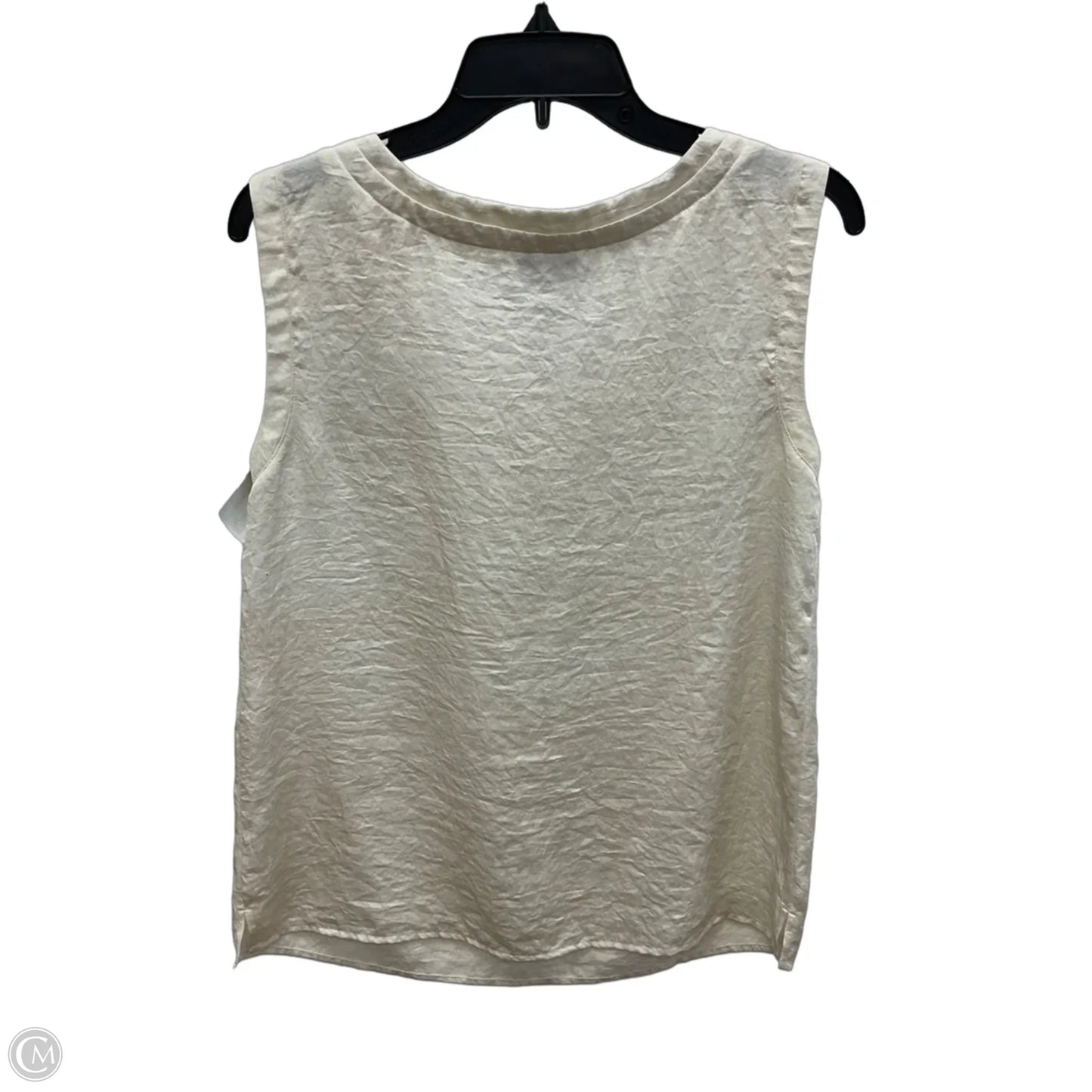 Top Sleeveless By Talbots In Cream, Size: Xs