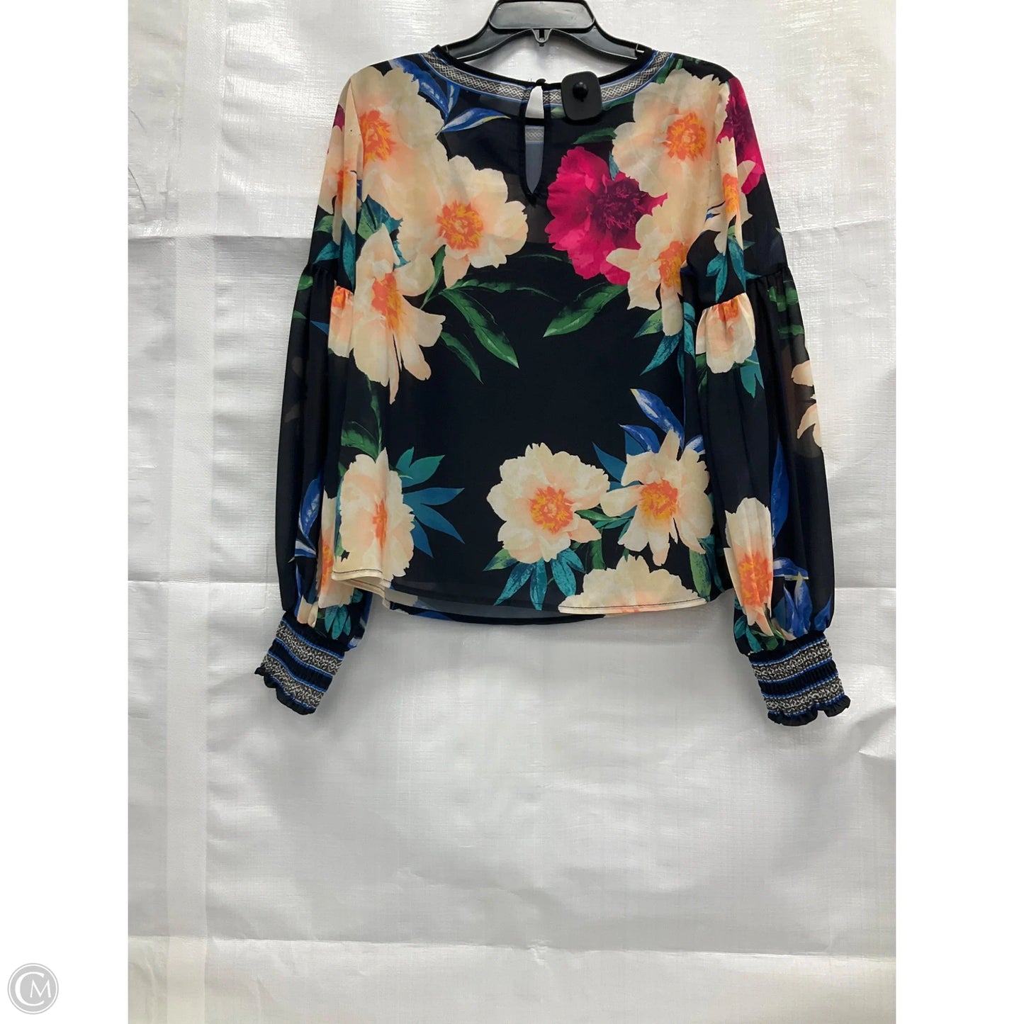 Top Long Sleeve By Vici In Floral Print, Size: S