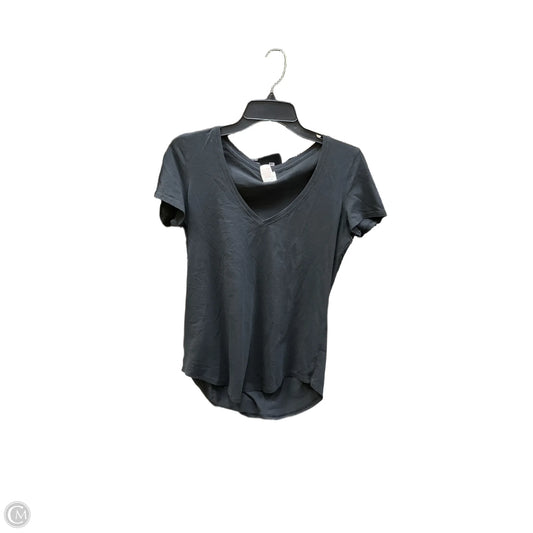 Athletic Top Short Sleeve By Lululemon In Black, Size: S