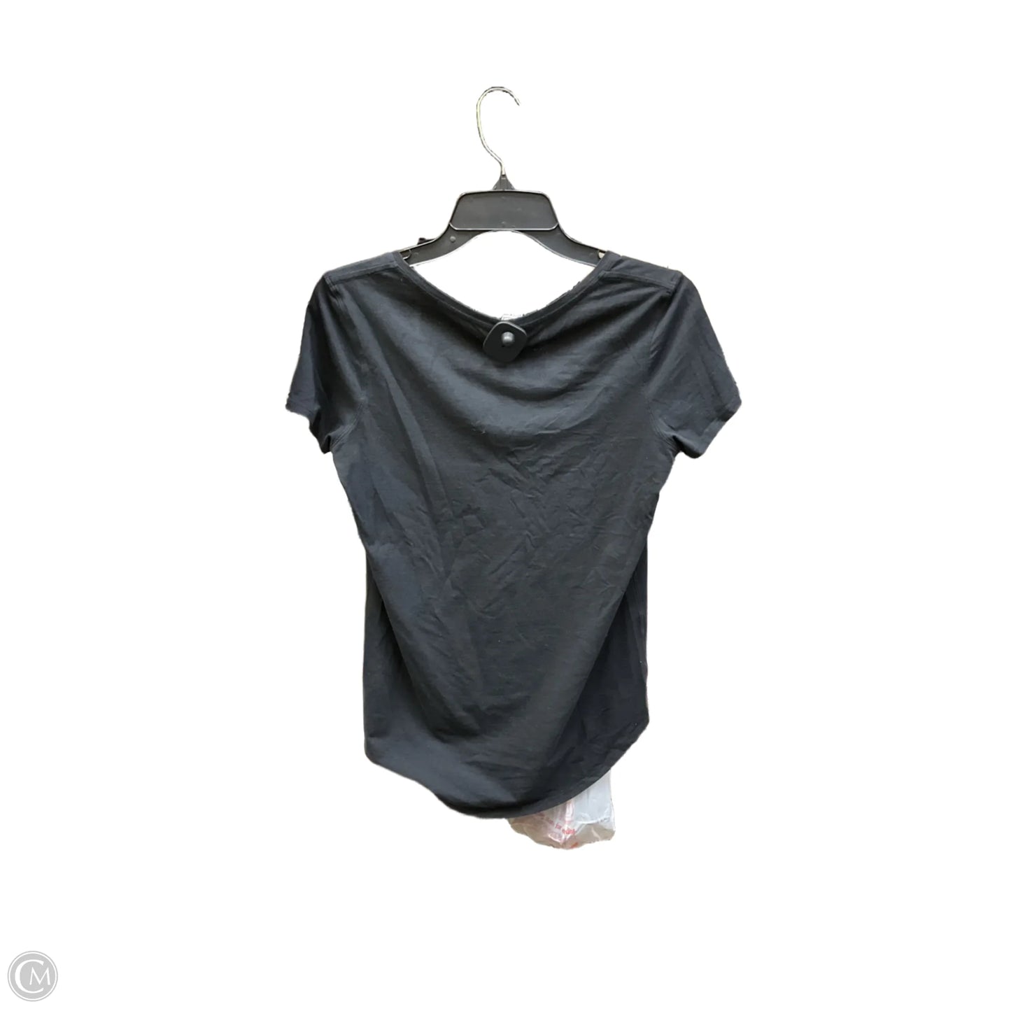 Athletic Top Short Sleeve By Lululemon In Black, Size: S