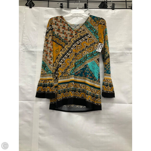 Top Long Sleeve By Melissa Paige In Multi-colored, Size: S