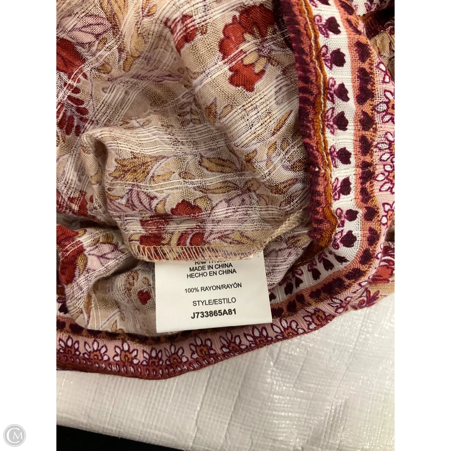Top Long Sleeve By Clothes Mentor In Floral Print, Size: S