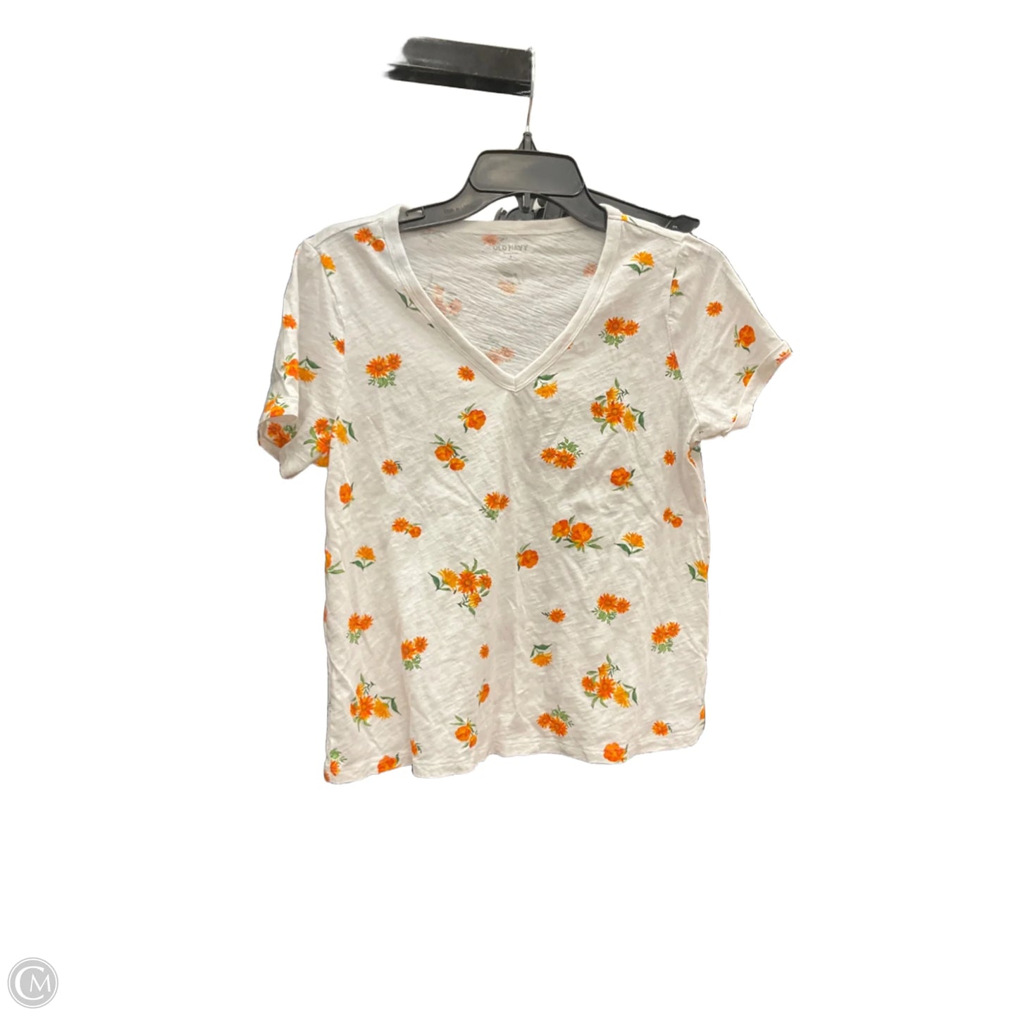 Top Short Sleeve By Old Navy In Floral Print, Size: S