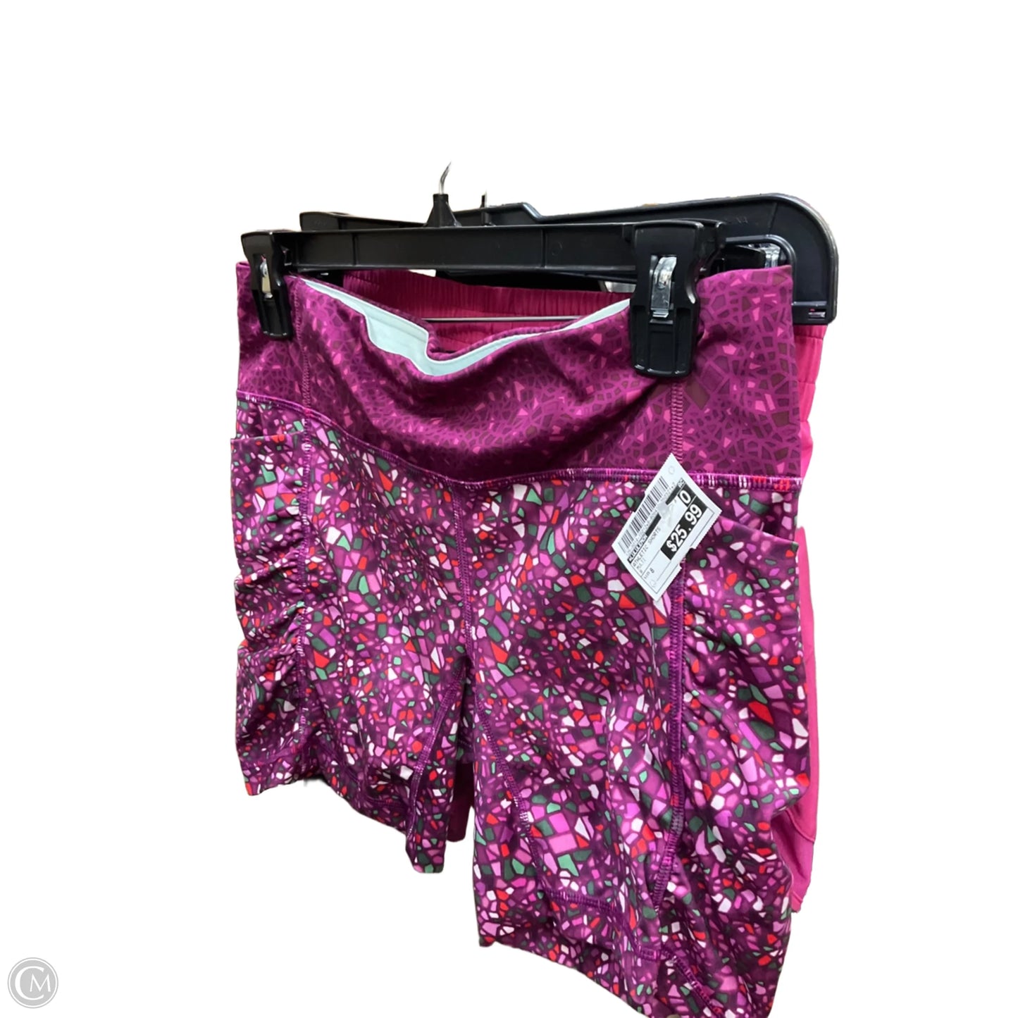 Athletic Shorts By Lululemon In Multi-colored, Size: 8