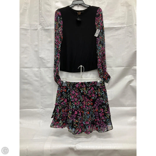 Skirt Set 2pc By Cma In Floral Print, Size: S