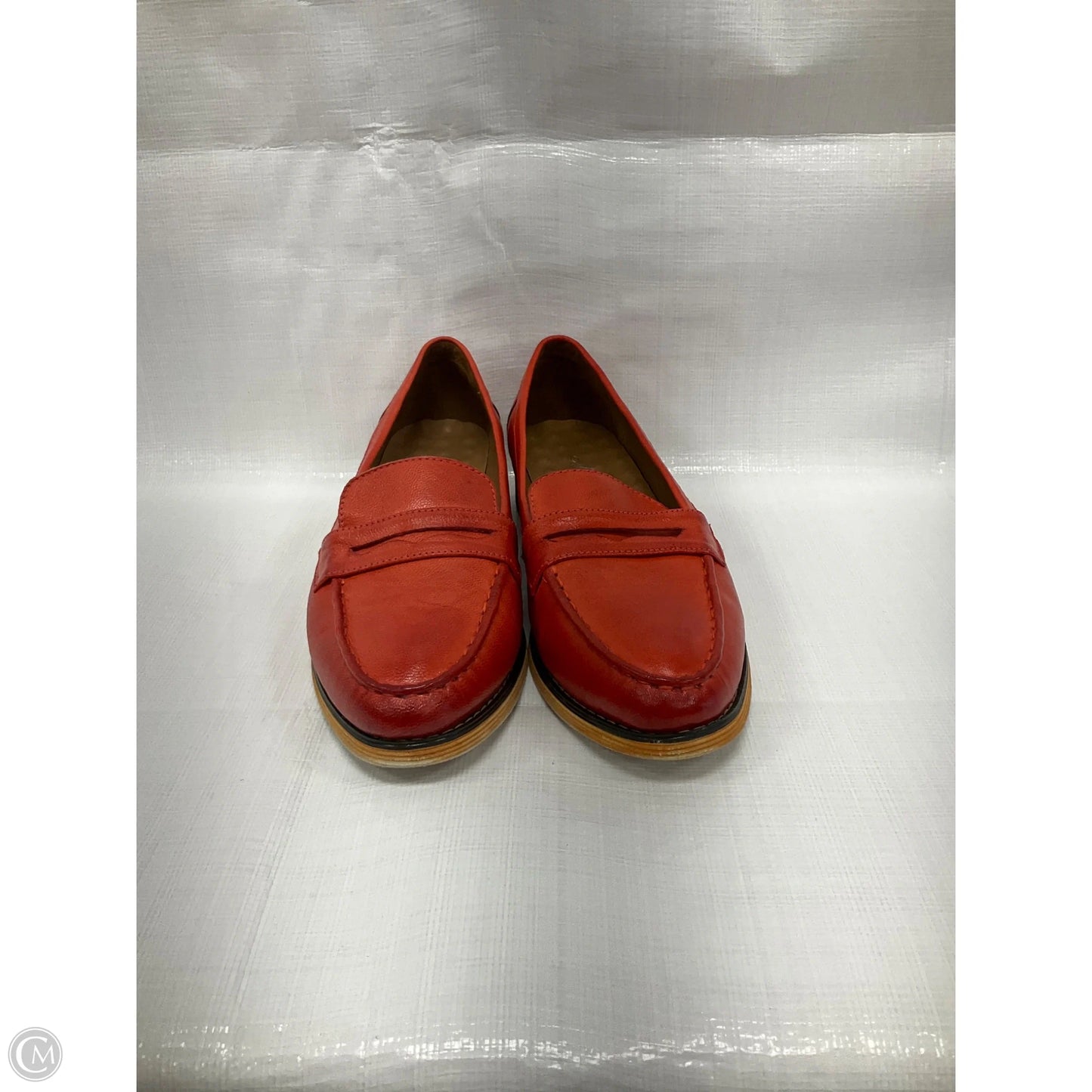Shoes Flats By Cma In Orange, Size: 6.5