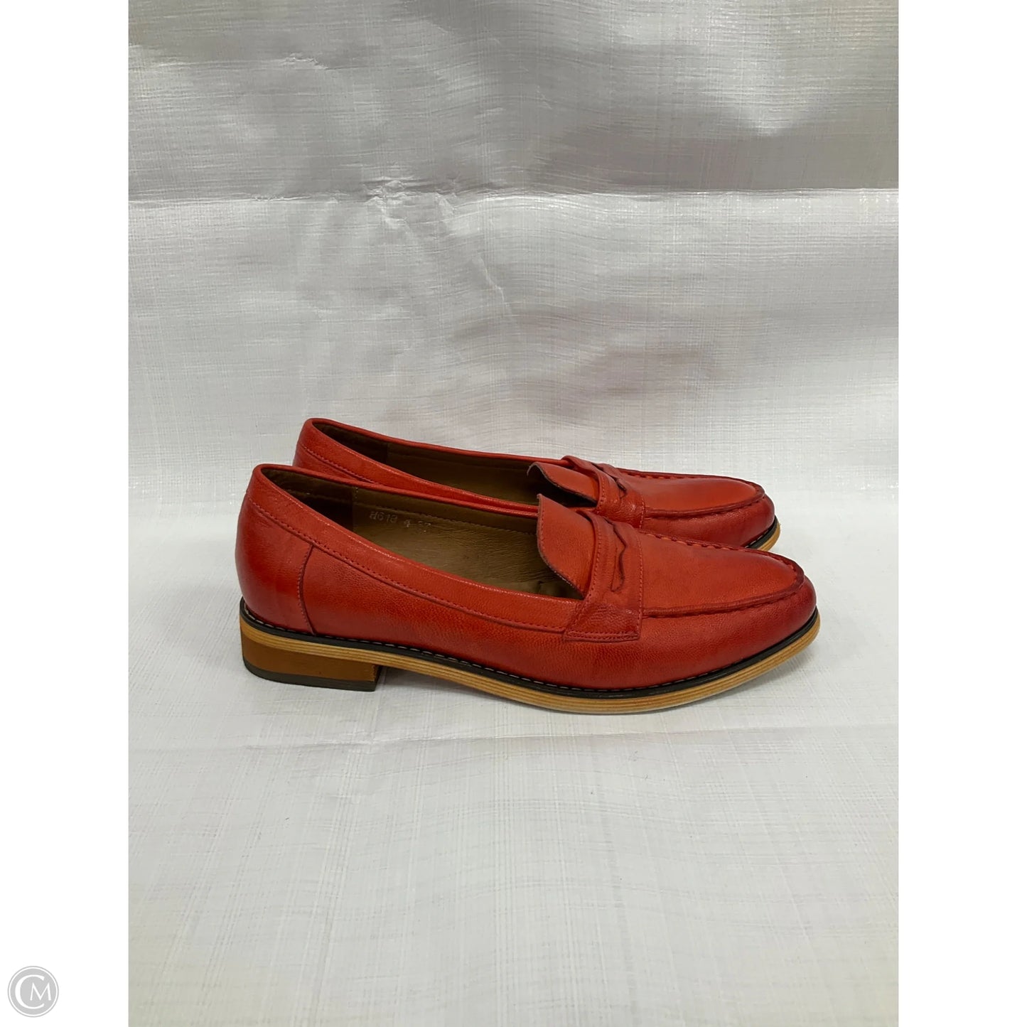 Shoes Flats By Cma In Orange, Size: 6.5