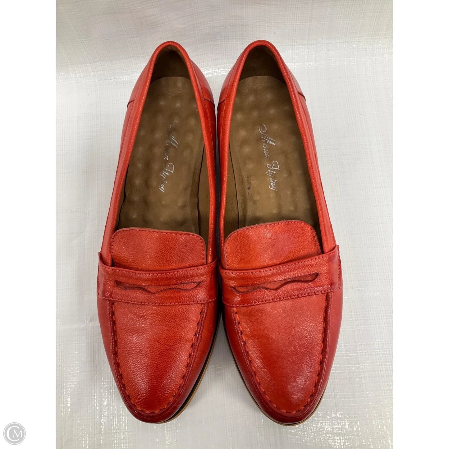 Shoes Flats By Cma In Orange, Size: 6.5