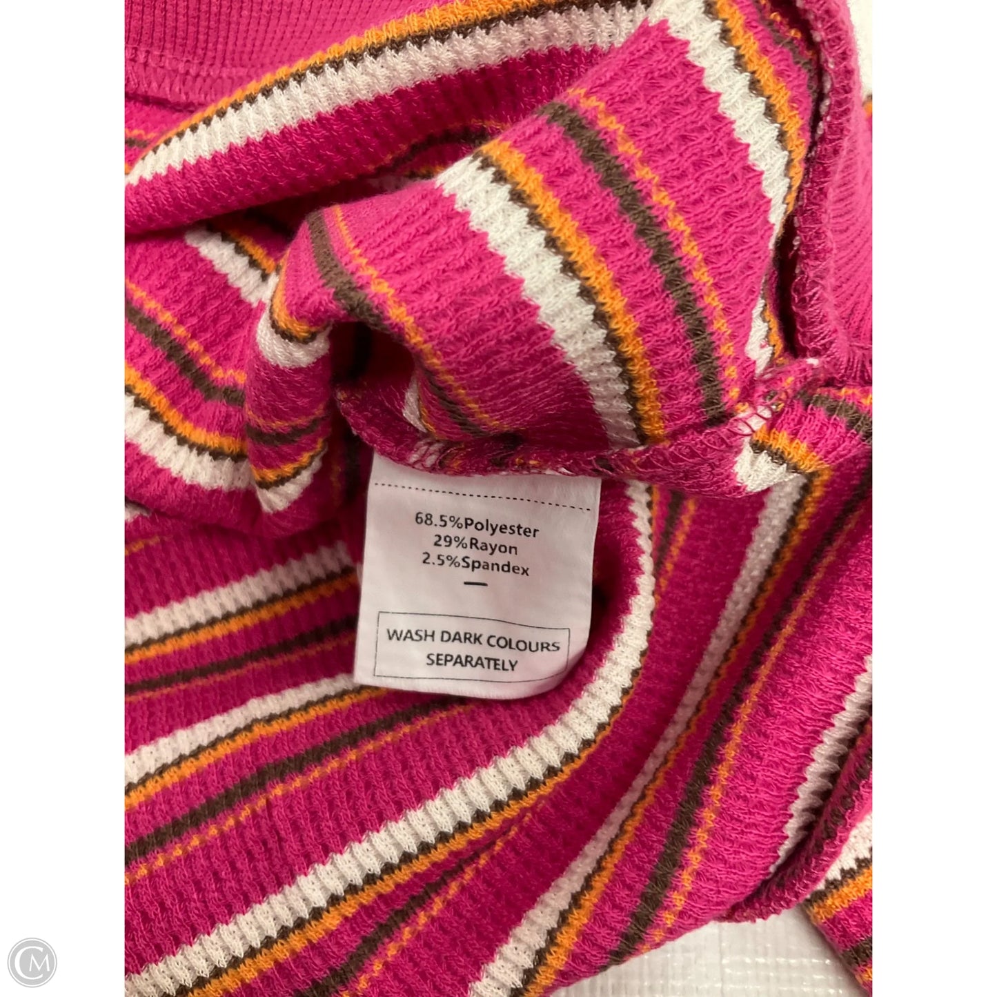 Top Long Sleeve By Clothes Mentor In Striped Pattern, Size: S