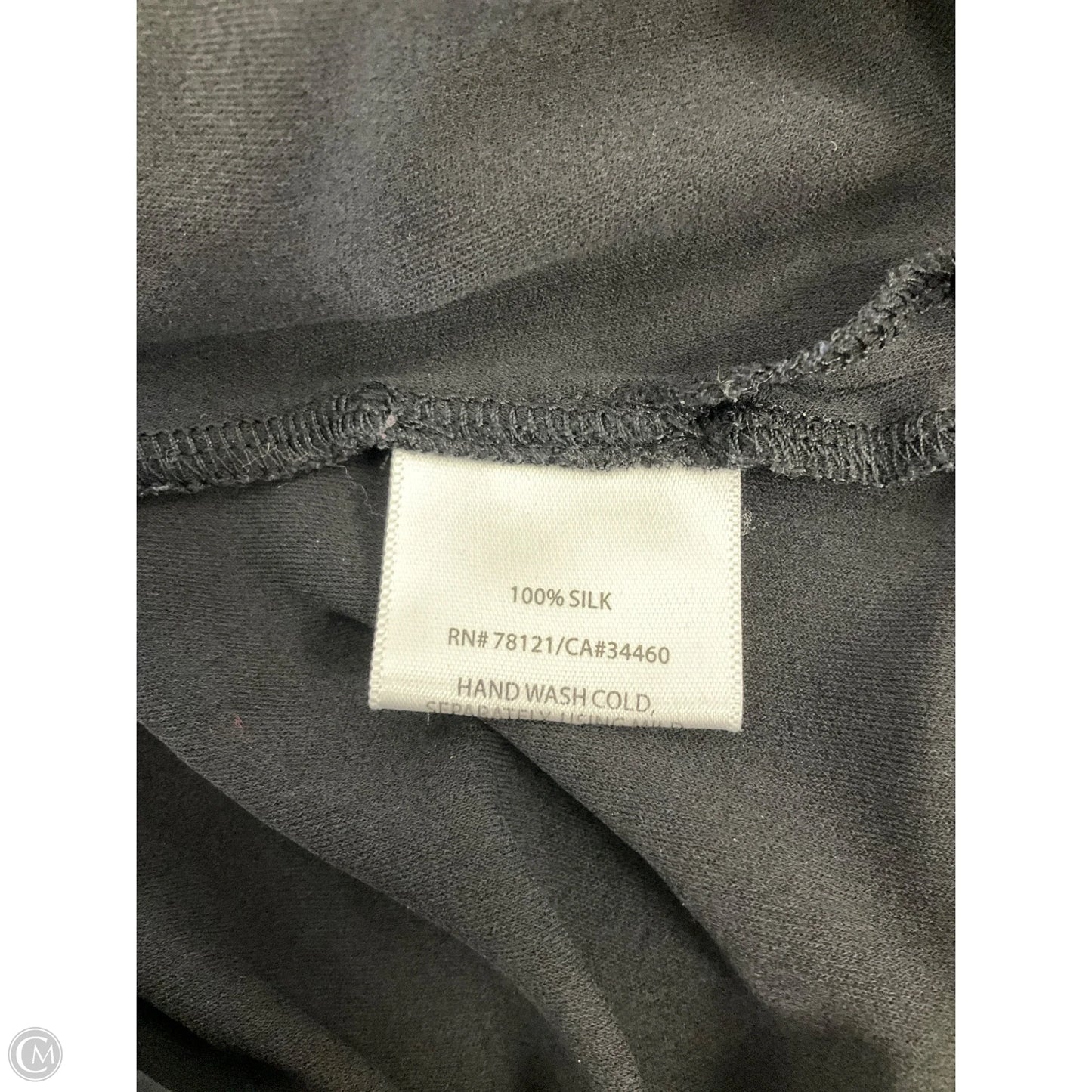 Top Long Sleeve By Eileen Fisher In Black, Size: S