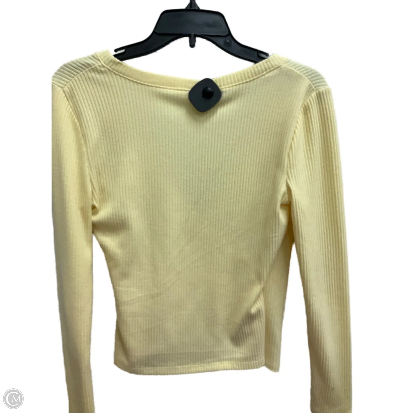Top Long Sleeve By Ana In Yellow, Size: S