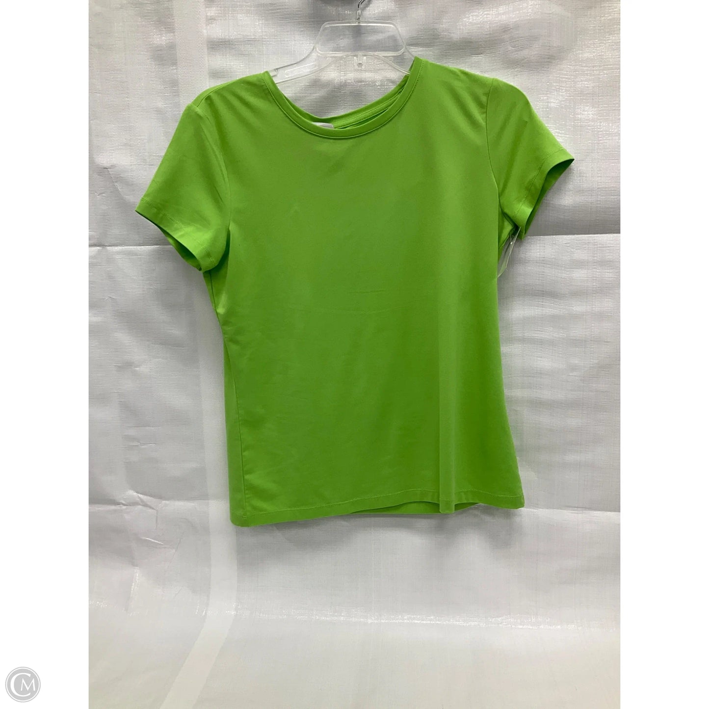 Athletic Top Short Sleeve By Izod In Green, Size: S