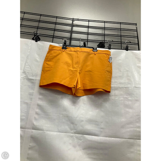Shorts By Loft In Orange, Size: 18
