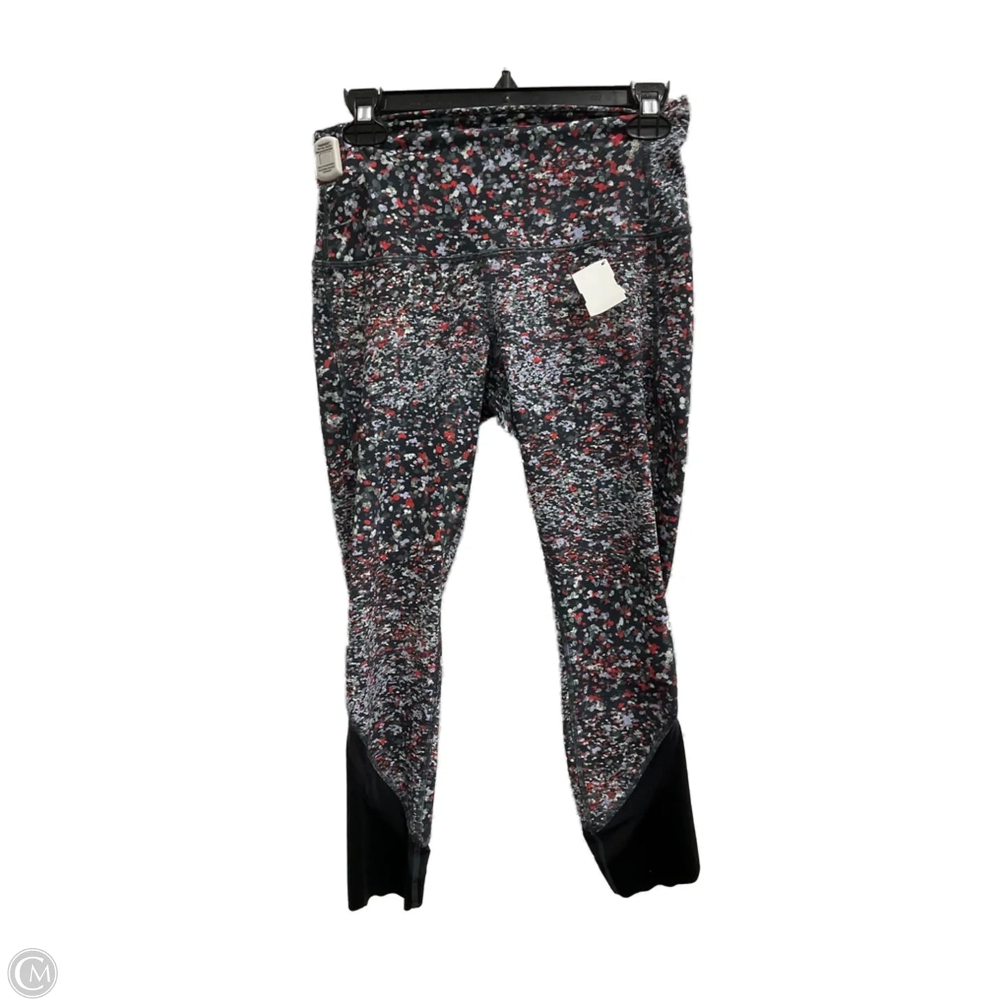 Athletic Capris By Lululemon In Floral Print, Size: 8