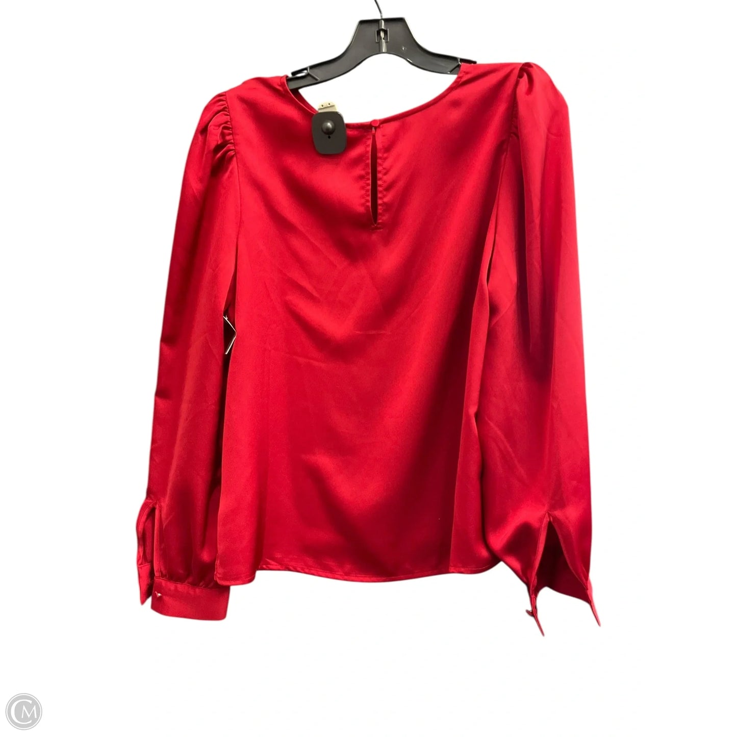 Top Long Sleeve By Loft In Red, Size: M