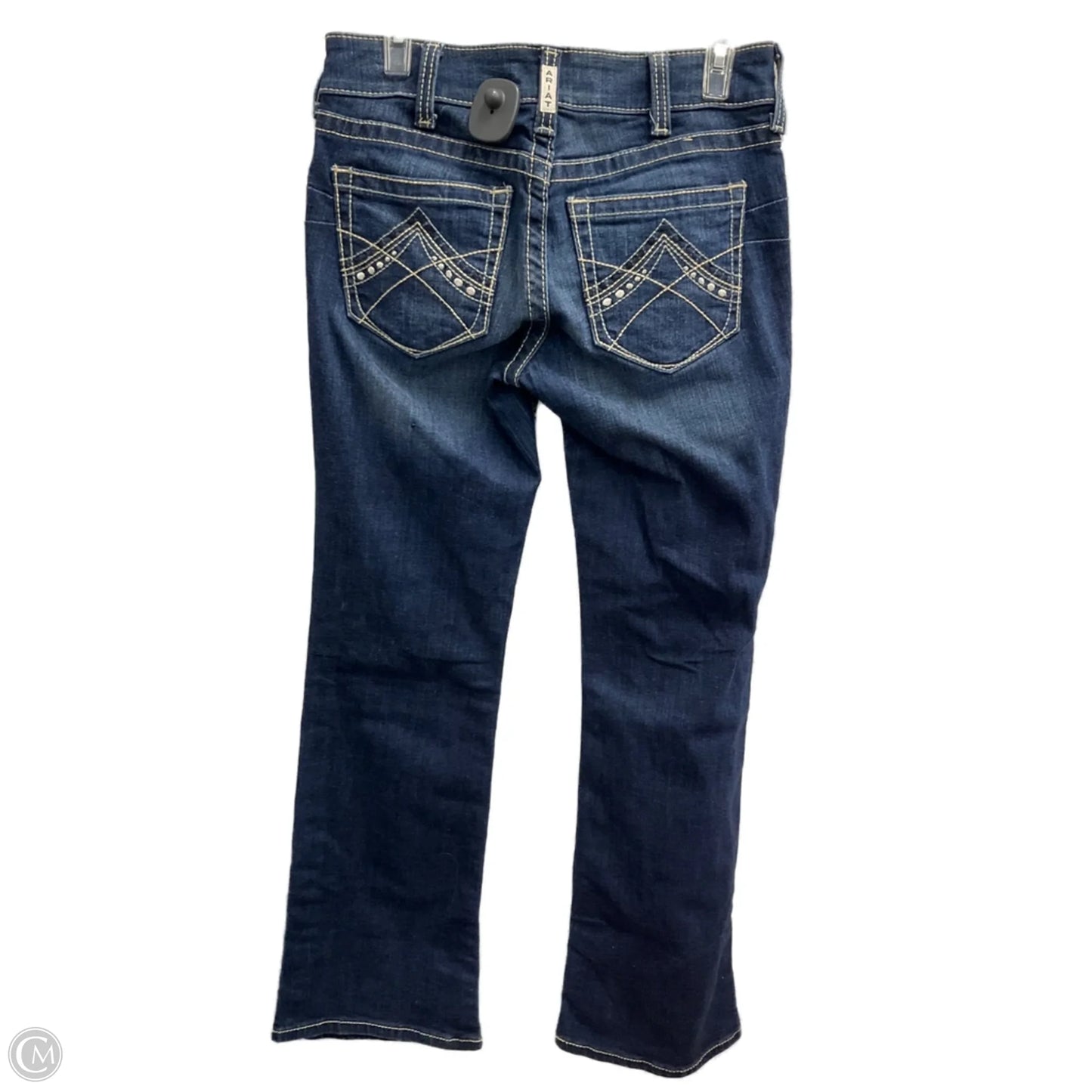 Jeans Boot Cut By Ariat In Blue Denim, Size: 6