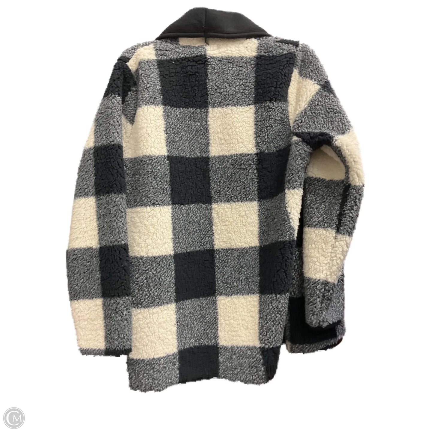 Jacket Fleece By Sonoma In Black & White, Size: M