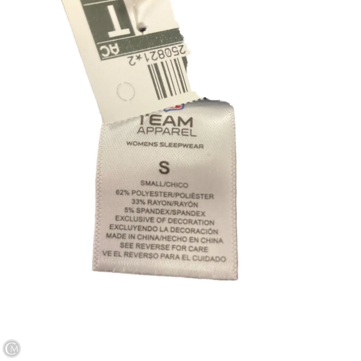 Sweatshirt Hoodie By Nfl In Grey, Size: S