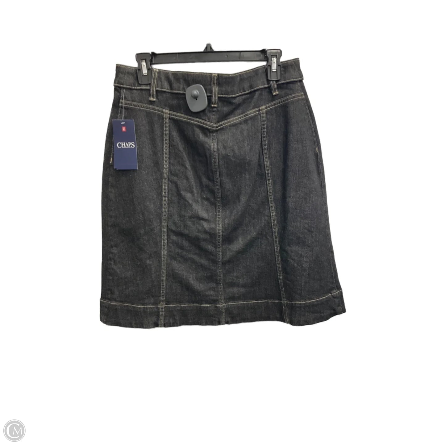 Skirt Midi By Chaps In Black, Size: 6