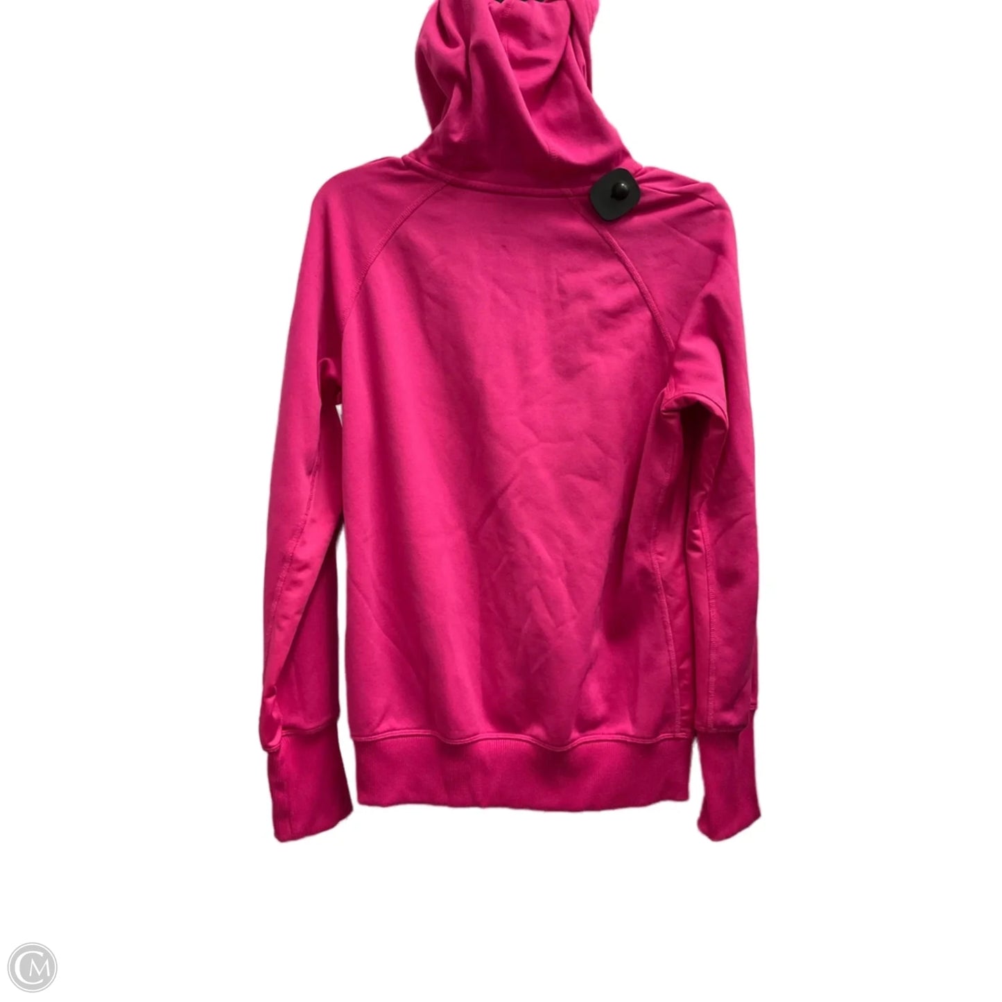 Athletic Top Long Sleeve Hoodie By Nike In Pink, Size: L