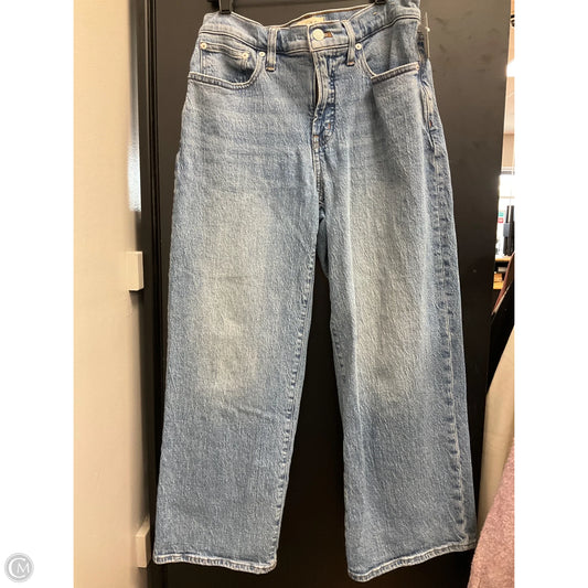 Jeans Straight By Madewell In Blue Denim, Size: 6p
