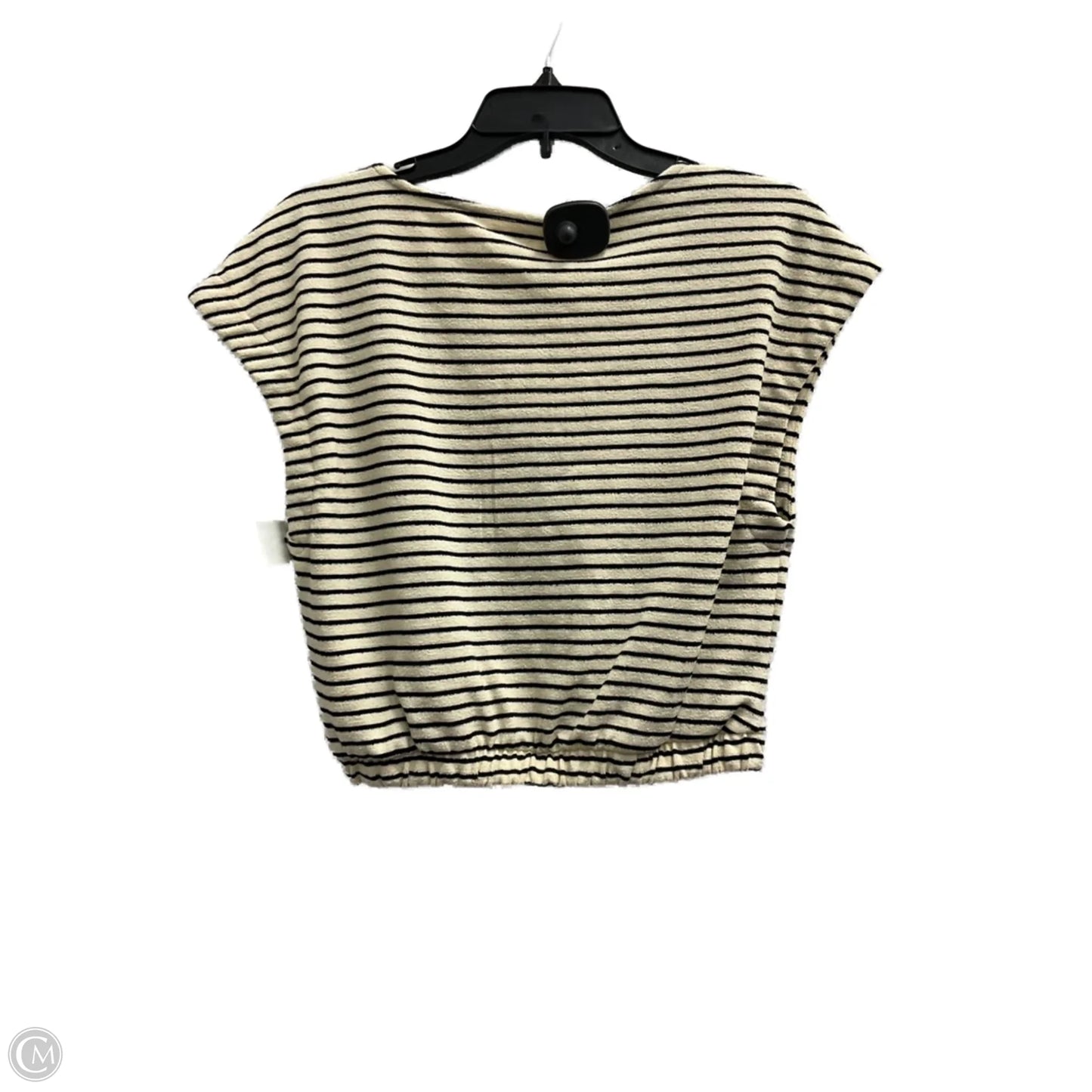 Top Short Sleeve By By Together In Striped Pattern, Size: S