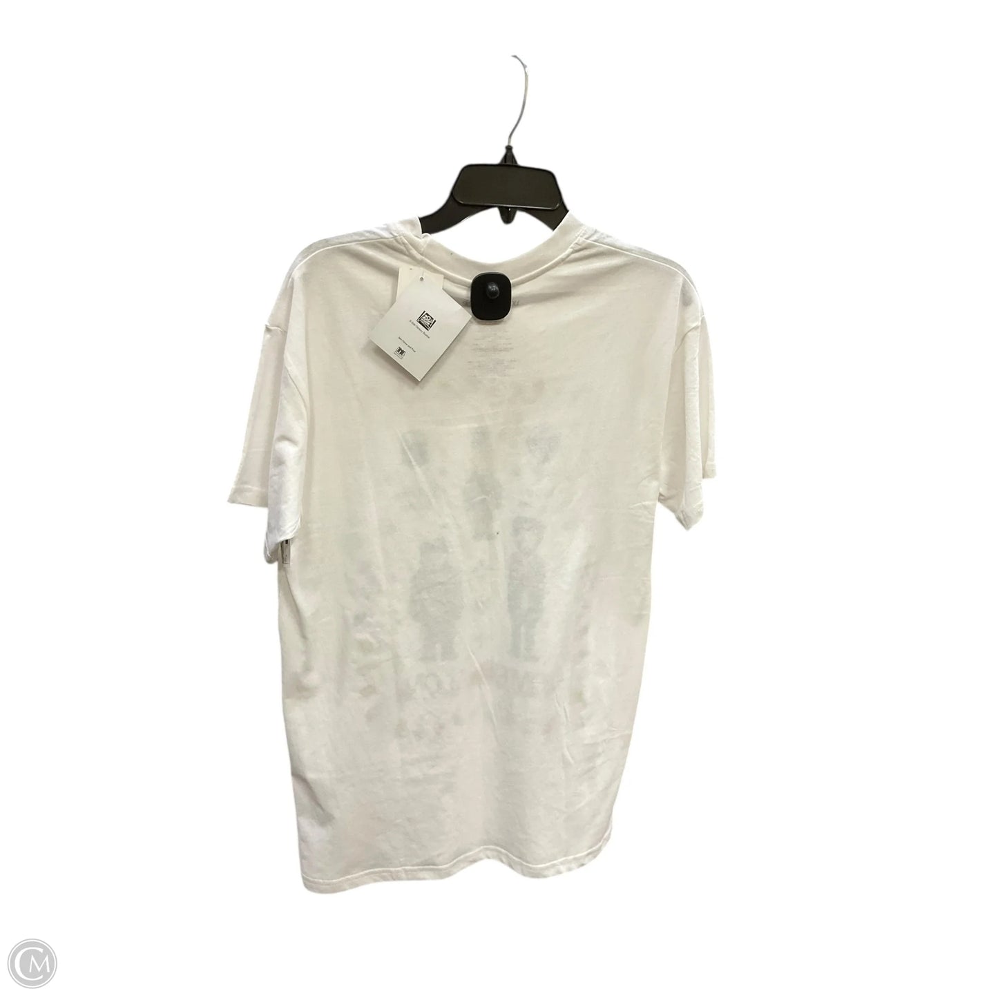 Top Short Sleeve By Clothes Mentor In White, Size: M
