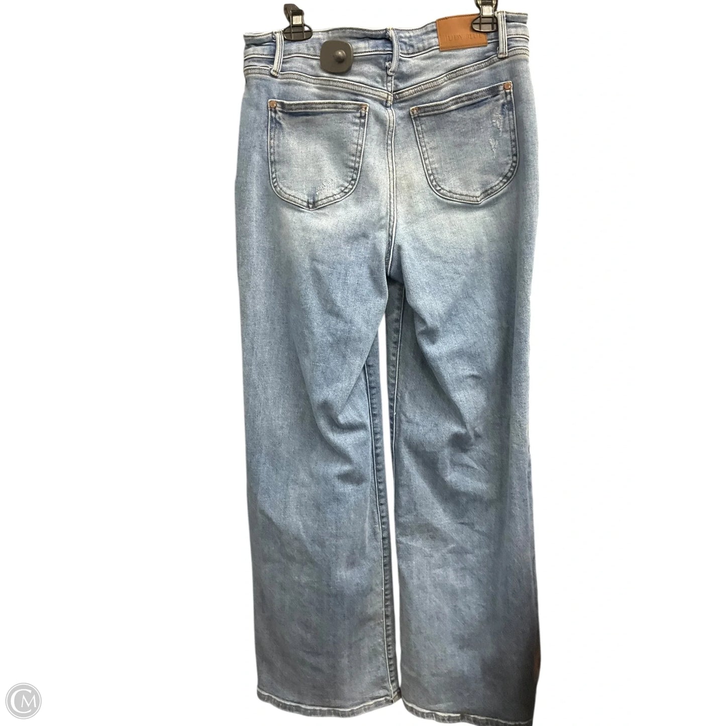 Jeans Wide Leg By Judy Blue In Blue Denim, Size: 8