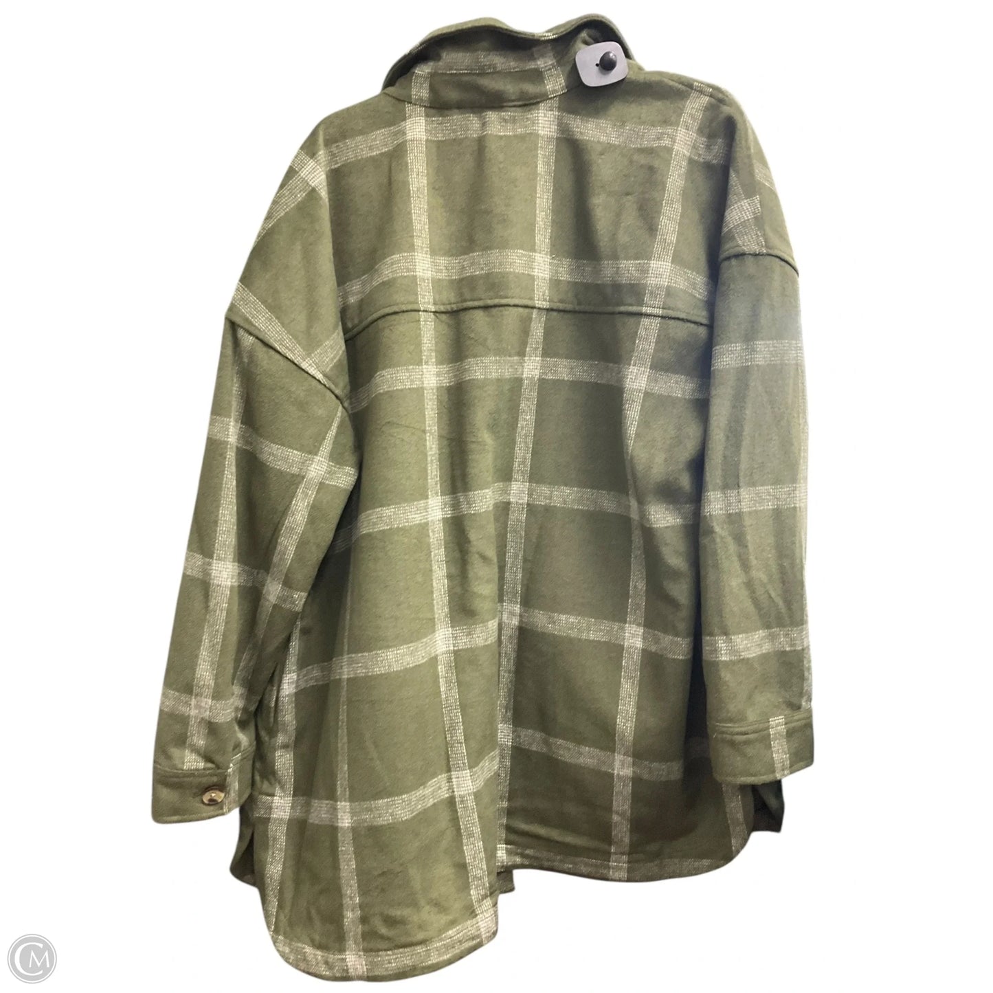 Jacket Shirt By Sonoma In Green, Size: Xxl