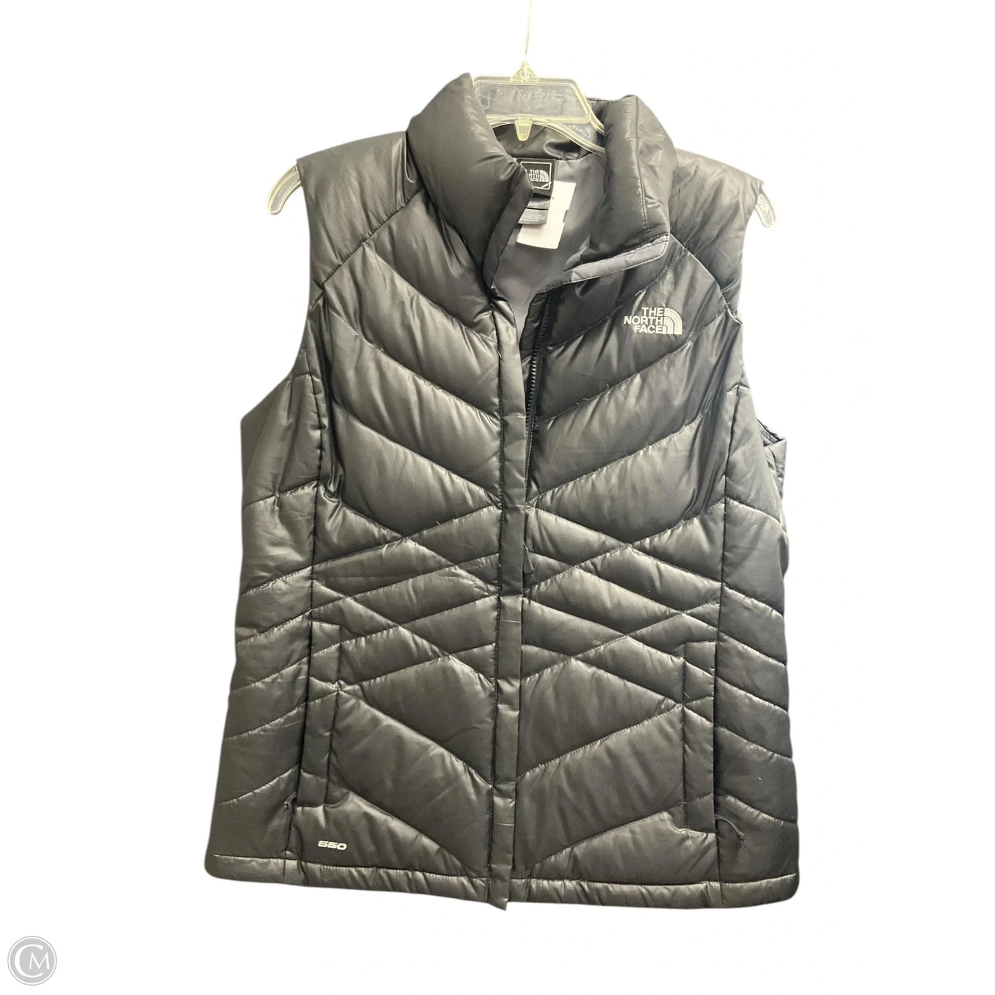 Vest Puffer & Quilted By The North Face In Grey, Size: L